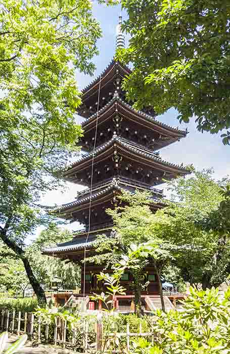 177 - Tokyo - barrio de Ueno - parque de Ueno - pagoda de Kan'ei-ji